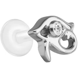 PTFE Labret mit Innengewinde + Titan-Aufsatz AUGE DES HORUS