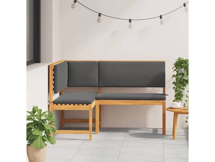 Marron Siège de jardin - Chaise de jardin - 1 PC - Marron 140x100x91cm Bois d'acacia massif C5143
