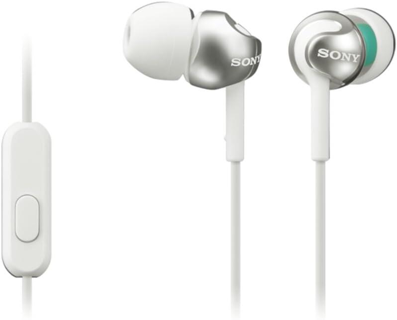 Sony MDR-EX110AP In-Ear Kopfhörer, Weiß MDREX110APW.CE7