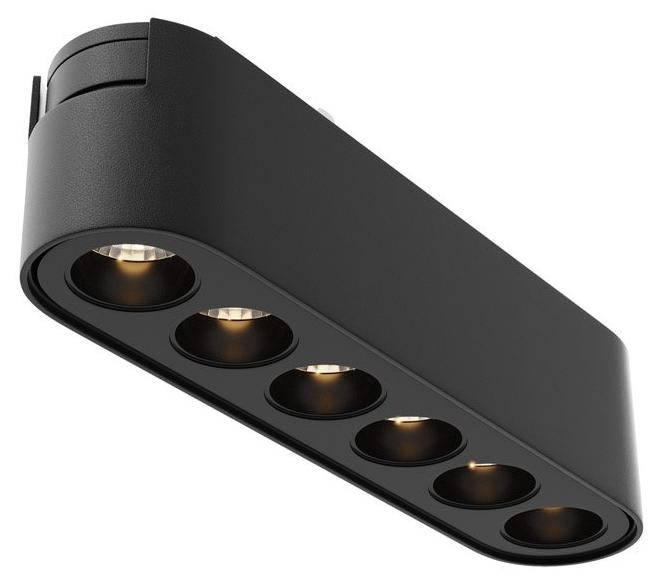 Maytoni Points Magnetische railsysteem RADITY 48V LED-stroomrailarmatuur, 6W, zwart, warmwit