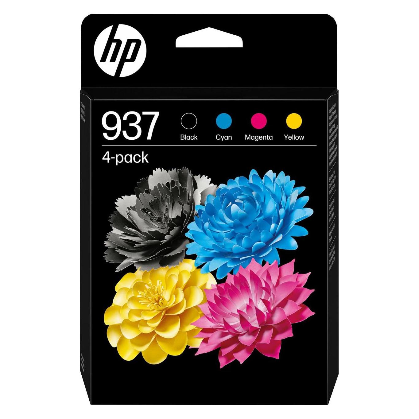 HP 937 Cmyk Original Ink (6C400NE#LS1)