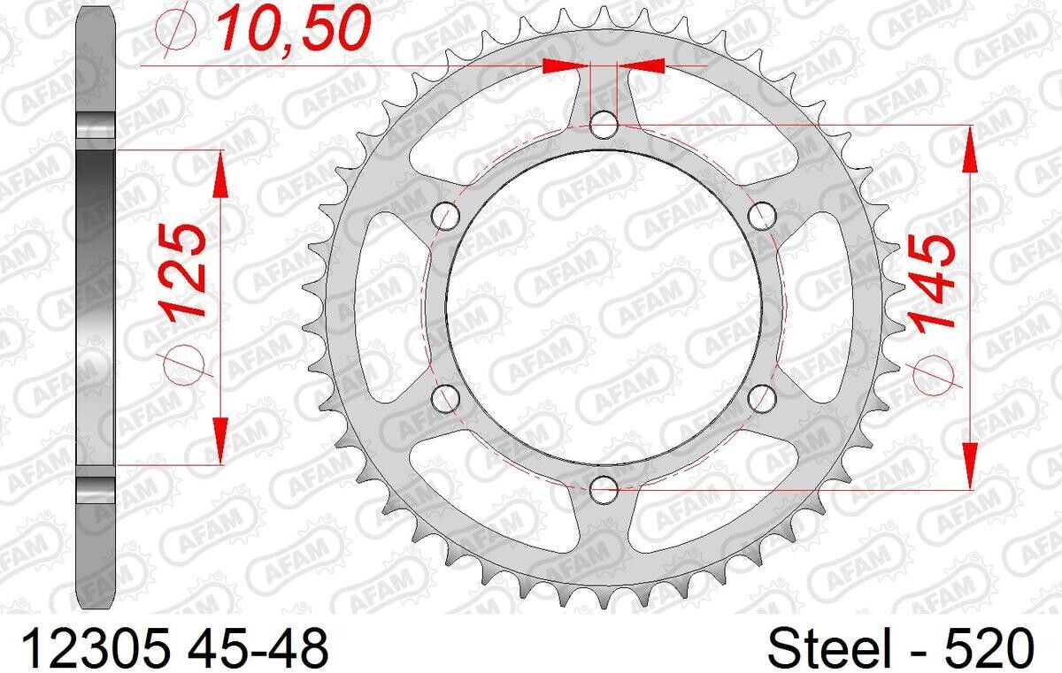 AFAM 12305-48 Chain Sprocket