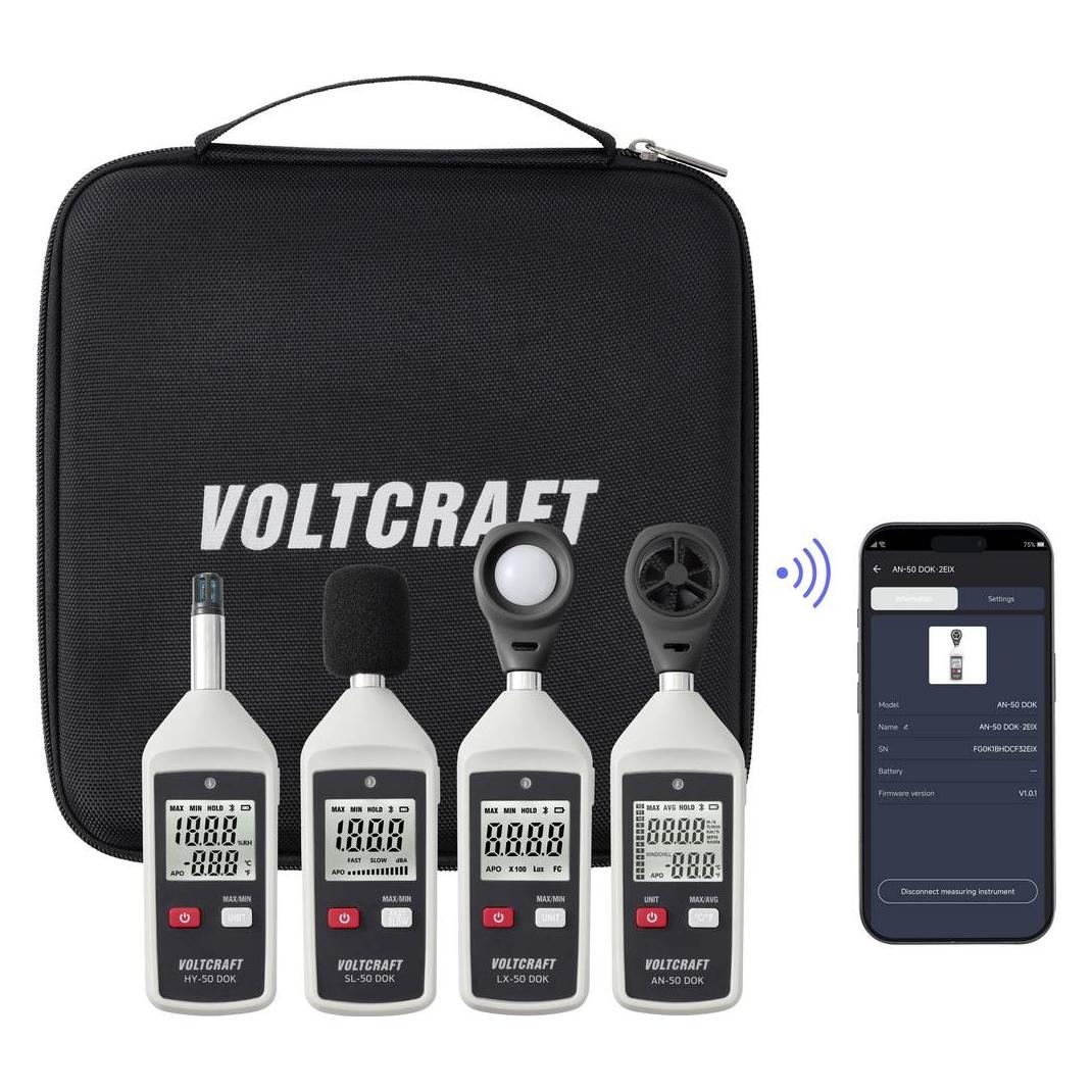 Voltcraft Set-50 DOK Umweltmessgerät Report-Funktion (VC-18828305)