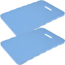 2er-Set Kniekissen & Sitzkissen - Ideal für Gartenarbeit & Fliesenlegen - Robustes wasserdichtes Knieschutzpolster mit Griff - 39x25.5x1.5 cm