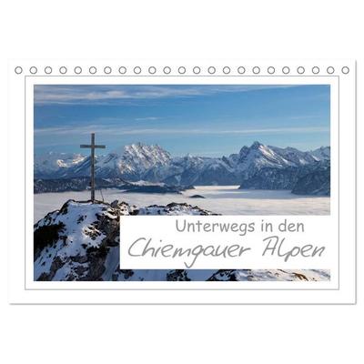 Unterwegs in den Chiemgauer Alpen (Tischkalender 2027 DIN A5 quer), CALVENDO Monatskalender