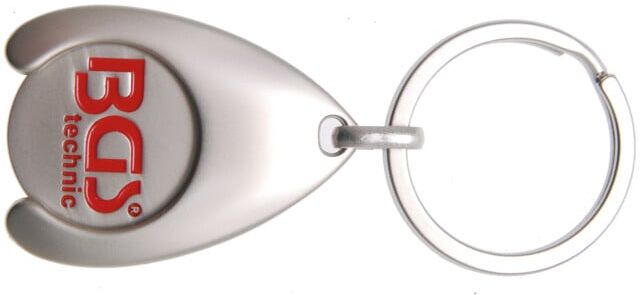 Porte clé avec Jeton pour caddy BGS® ; BGS technic (Coin)
