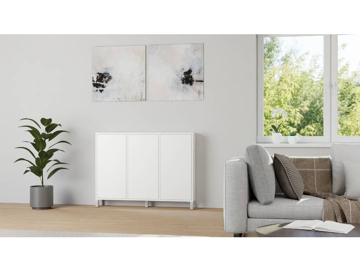 Kommode aus MDF Dekor nach Maß MDF Beschichtet MDF Weiß matt