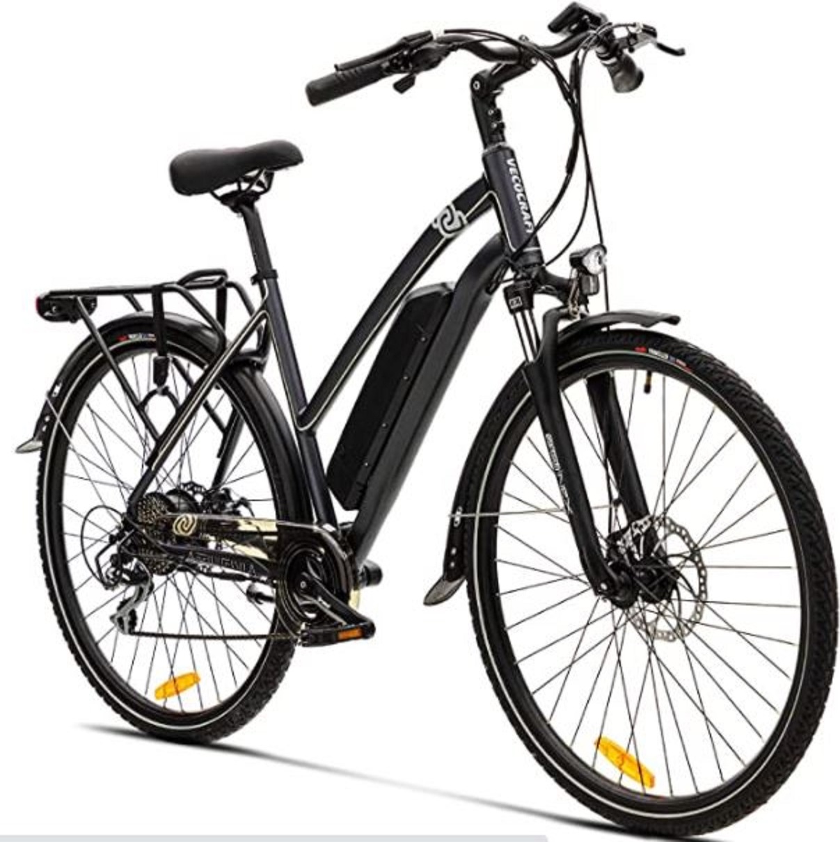 VecoCraft Athena 28 Zoll E-Bike Trekking Schwarz 13 Ah