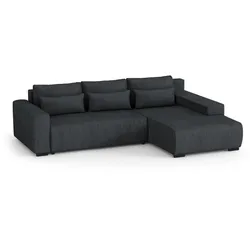 ECKSCHLAFSOFA Benny anthrazit rechts