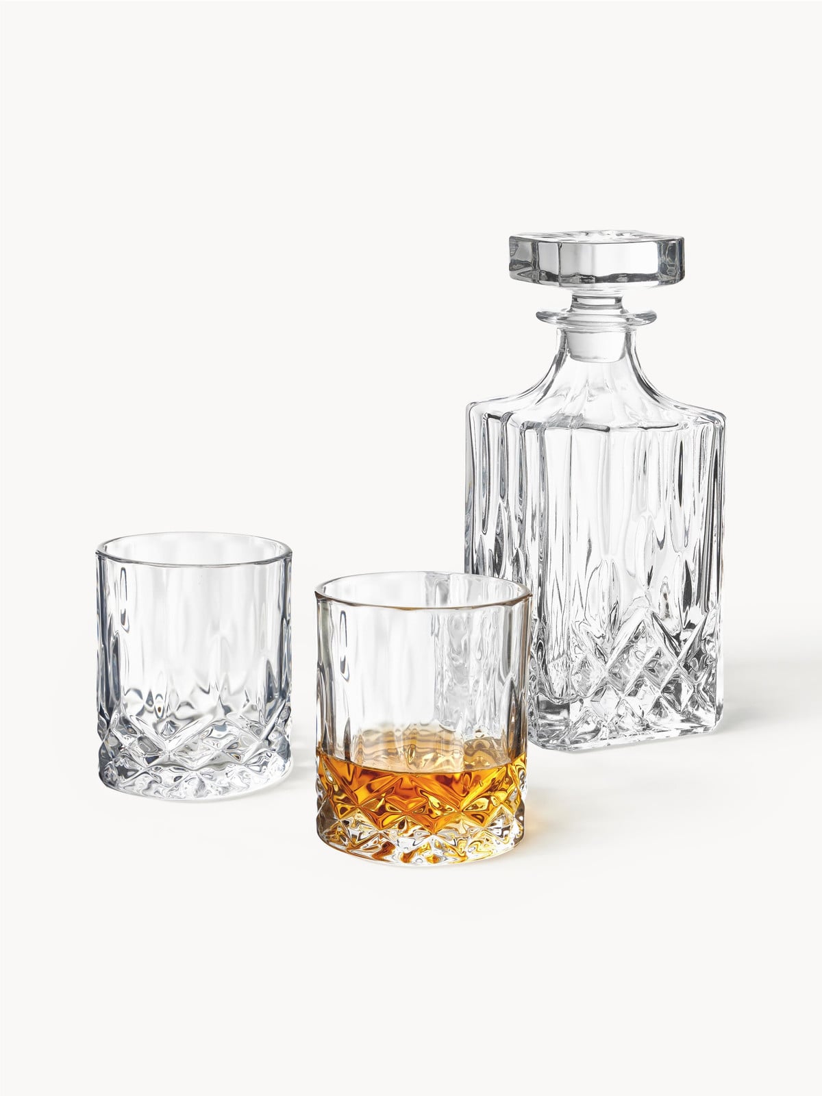 Westwing Collection Whiskyset George met reliëfpatroon