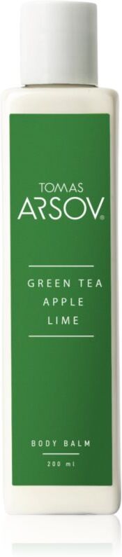 Tomas Arsov Green Tea Apple Lime Body Balm baume corps parfumé pour un effet naturel 200 ml