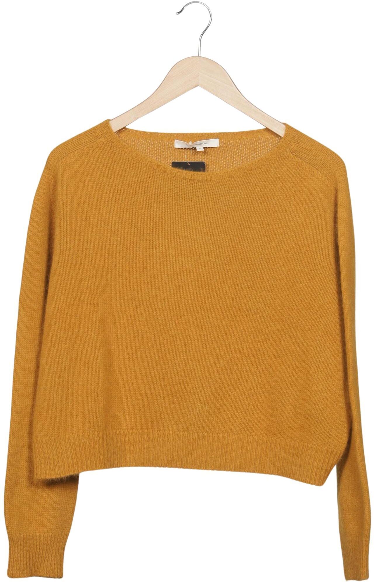 LA FÉE Maraboutée Damen Pullover, Gelb, Gr. S, Synthetik / Angorawolle - Second Hand