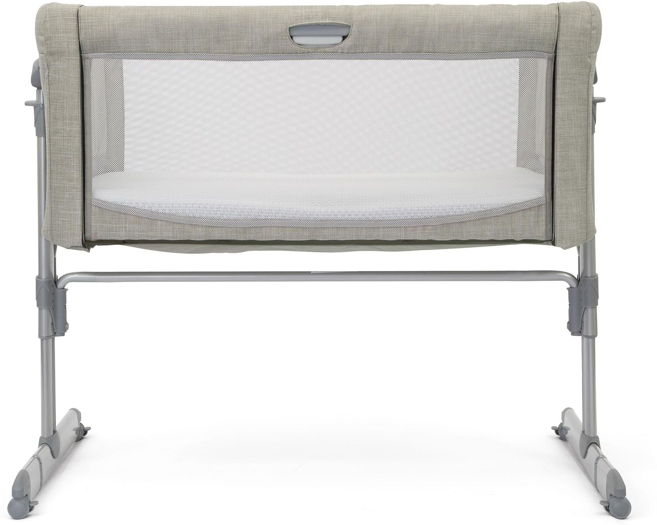 Beistellbett JOIE "Roomie Glide", Baby, Gr. Liegefläche B/L: 68,5cm x 98,5cm, kein Härtegrad, beige (natur), Aluminium, Kunststoff, Babybetten Beistellbett natur Liegefläche B/L: 68,5cm x 98,5cm, kein Härtegrad