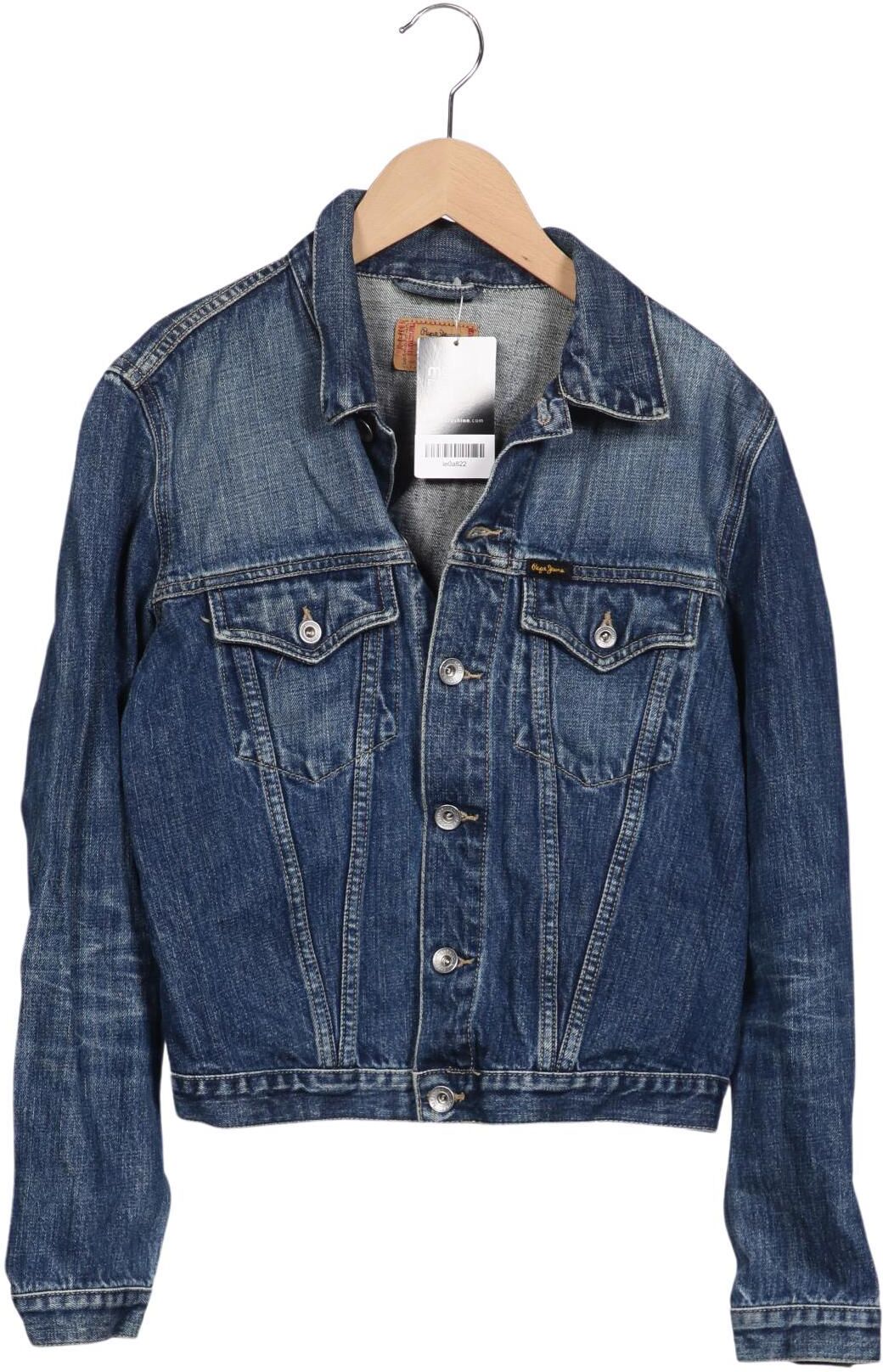 Pepe Jeans Damen Jacke, Blau, Gr. M, kein / Etikett - Second Hand