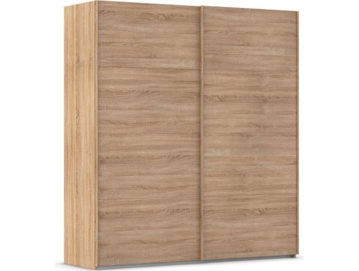 rauch Schwebetürenschrank Kleiderschrank Schrank Garderobe Schlafzimmerschrank EVELYN in elegantem Stil, in 5 Breiten, Griffe in Korpusfarbe MADE IN GERMANY