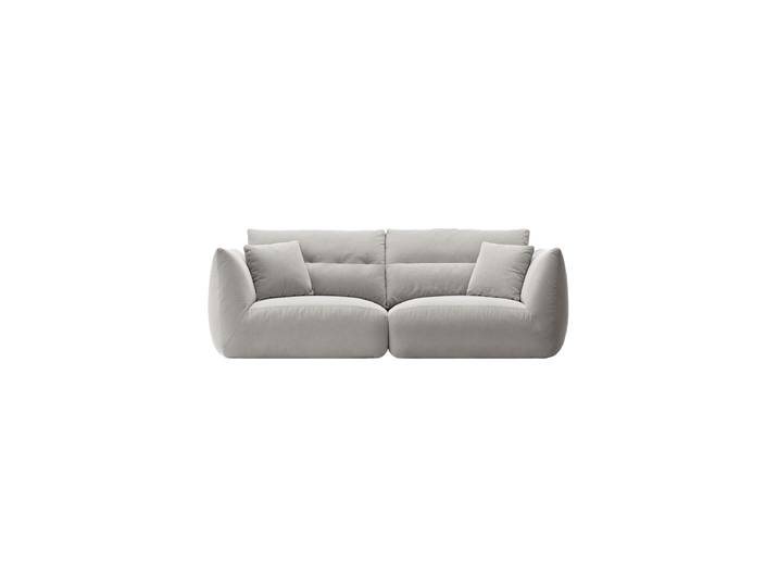 3-Sitzer Design Sofa „Maurie“ Strukturstoff Hellgrau CXL by Christian Lacroix