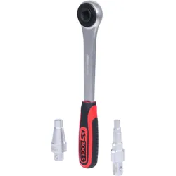 KS Tools Gas-Stufenschlüssel-Satz 3/8"-1", 3-tlg - 130.3500