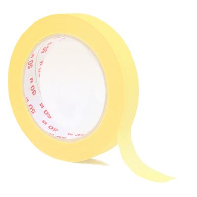 KK Verpackungen 6 x Kreppband 19 mm x 50 m Malerkrepp Abklebeband Klebeband Abdeckband Krepp