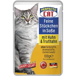 Perfecto Cat Stückchen Huhn & Truthahn 20x100 g