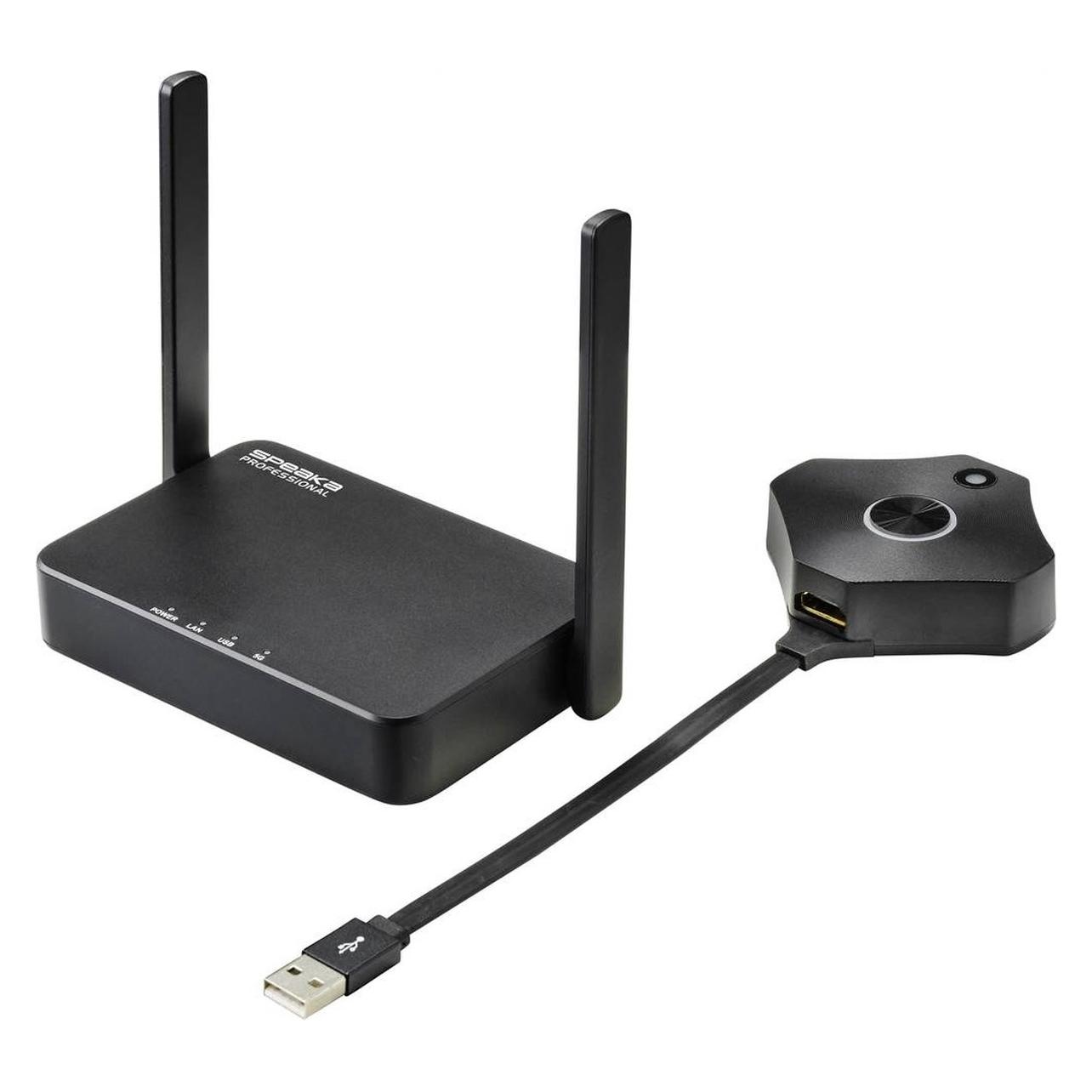 SpeaKa Professional Full HD kabelloses HDMI-Präsentationssystem (30 m) (null)