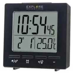Explore Scientific, Wecker, RDC1005BLK Wecker Digitaler Wecker Schwarz