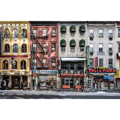 Fototapete PAPERMOON "Photo-Art PETER PFEIFFER, EIN KALTER TAG IN NY", bunt, B:4m L:2,6m, Vlies, Tapeten