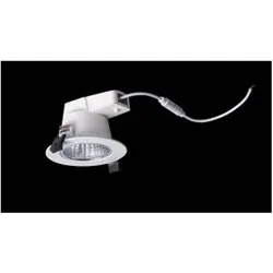Dotlux, Deckenleuchte, 4567-0FW090 LED-Downlight CIRCLEugr-dim 5W 3000/4000/5700K COLORselect ohne Treiber