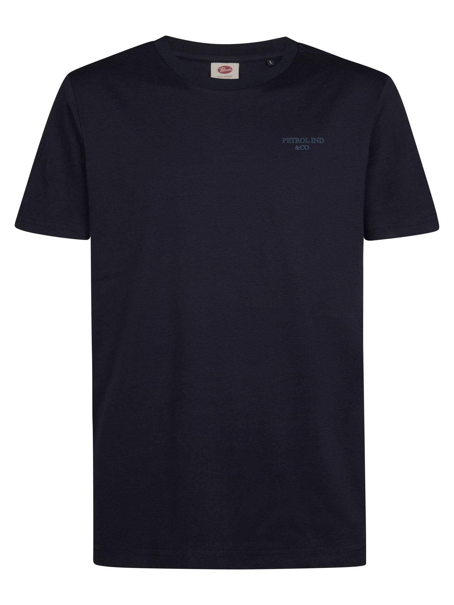 Petrol Industries - Heren T-shirt met print zimmer - Blauw