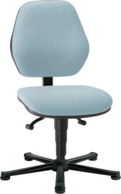 Laborstuhl Basic, Stoffpolster, Duotec grau