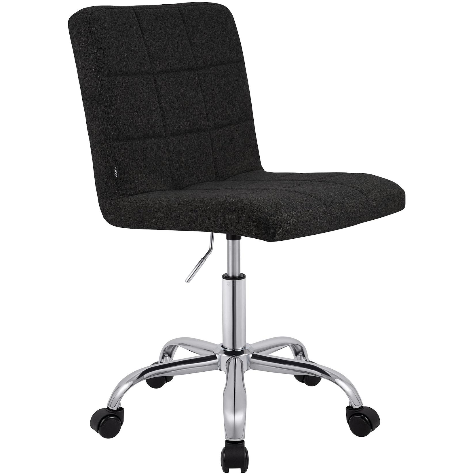 CLP Arbeitshocker Darfield Stoff Farbe: dunkelgrau, Material: Stoff
