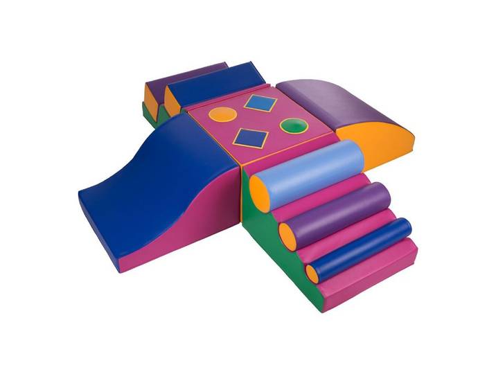 Sport-Thieme Schaumstoffbausteine-Set Berg Spielbausteine, Kletterberg mit unterschiedlichen Schwierigkeitsgraden
