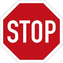 Klemos 2x2 – Verkehrszeichen Stoppschild 206