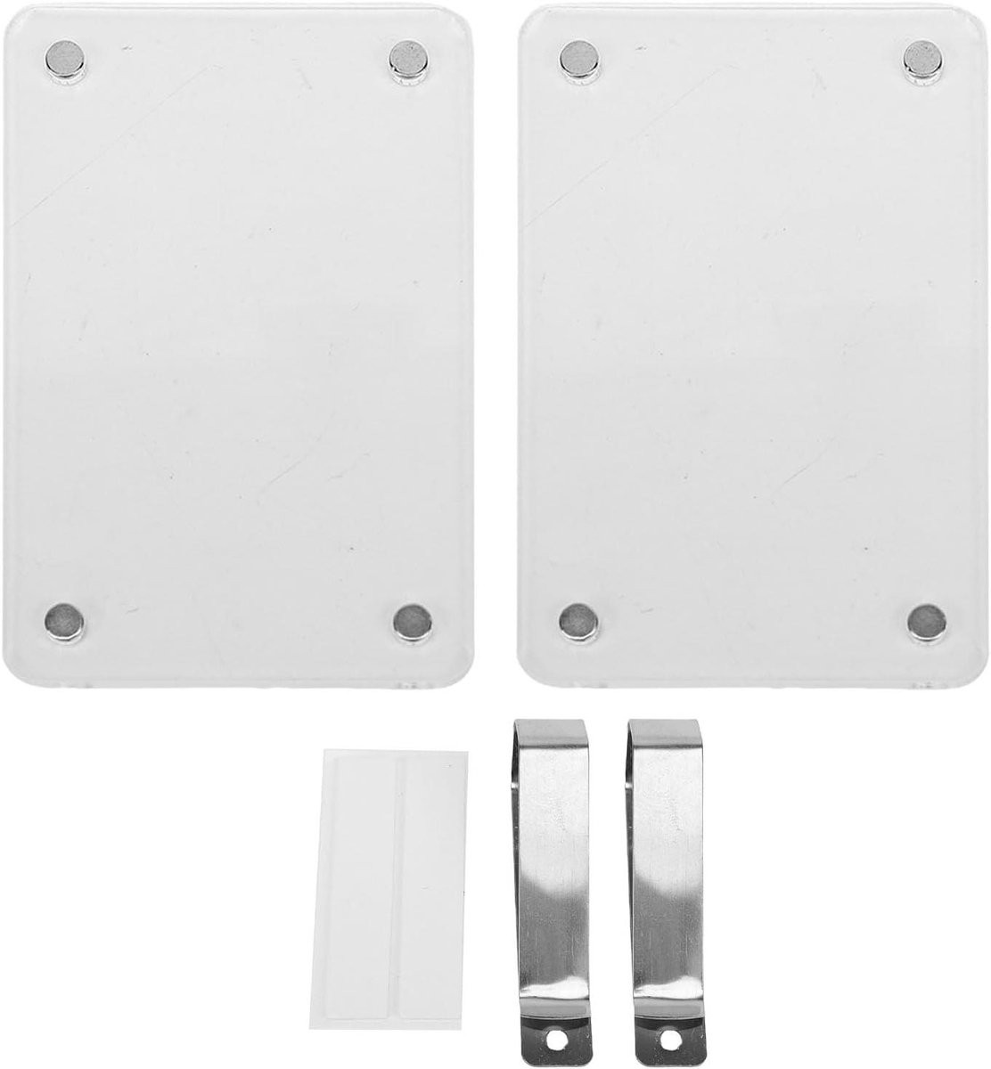 Magnetische Acryl Auto Fotohouder met Transparante Clip voor Persoonlijke Foto's