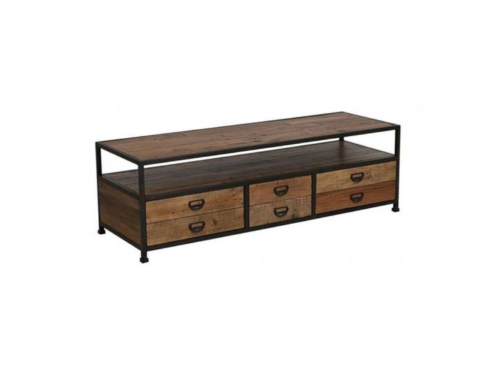 Meuble tv en bois marron