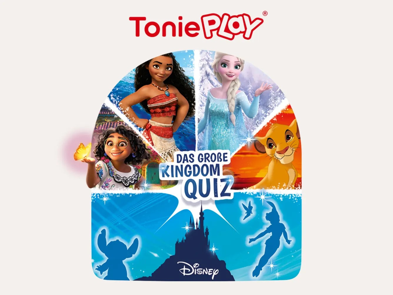 Boxine Tonies Play Spiel für Toniebox 2 Play M - Disney: Das große Kingdom-Quiz 11002890