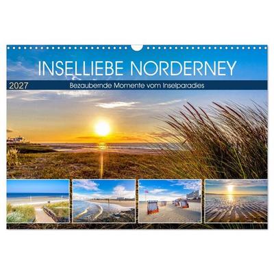 INSELLIEBE NORDERNEY (Wandkalender 2027 DIN A3 quer), CALVENDO Monatskalender