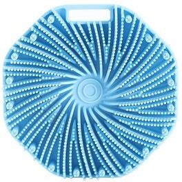 Uplifted Goods Silicone Body Shower Scrubber blue