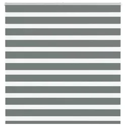 vidaXL Doppelrollo Dunkelgrau 145x150cm Stoffbreite 140,9 cm Polyester