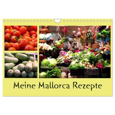 Meine Mallorca Rezepte (Wandkalender 2026 DIN A4 quer), CALVENDO Monatskalender