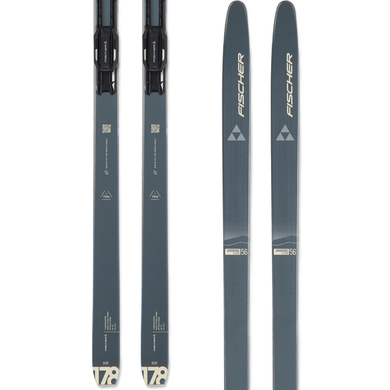Fischer ADVENTURE 56 CROWN XTRALITE SET - 178 cm = 65 - 89 kg