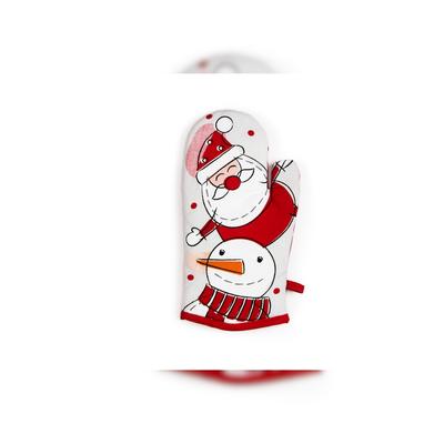 Excelsa Ofenhandschuh Snowman Baumwolle 32Xh2X18 Cm Bunt