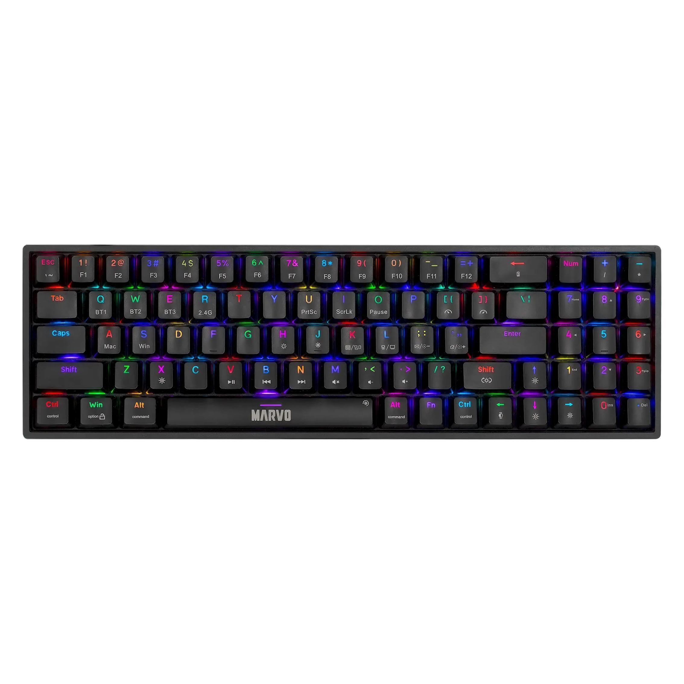 Marvo SHOGO 78W Wireless schwarz (Eng. Int., Kabelgebunden, Kabellos) (KG956W)