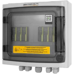 Solar Anschlusskasten PV DC 1000V T2 Überspannungschutz SLP-PV1000 V/Y Saltek 2-string IP65 Stromverteiler Photovoltaik Aufputz Doktorvolt DV-6425-FOT