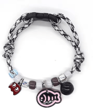 Inspire Picks Colorful Braided Pet Collar With Bell Adjustable Necklace For Cats And Small Dogs e