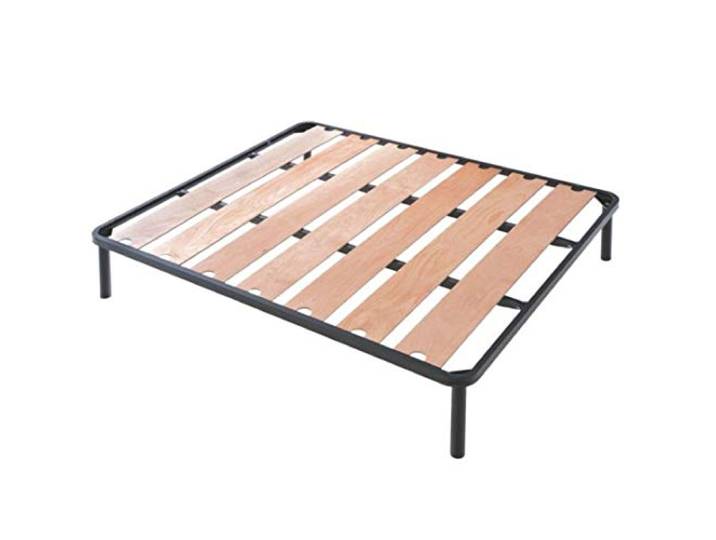 EVERGREENWEB Ehebett Lattenrost 180x200 mit Breiten DAUBEN aus Buchenholz, Orthopädisch mit 4 abnehmbaren Füßen, Verstärkte Tragstruktur aus Eisen, Für alle Typen von Betten und Matratzen Lime