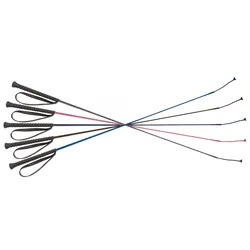 Fleck Reitgerte Nylongespinst mit Rubber-Griff bunt durchsortiert 90 cm, Größe: 90 cm