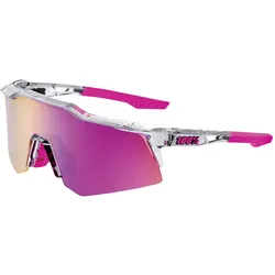 100%, Unisex, Sportbrille, Speedcraft (Tokyo Night, Purple Multilayer Mirror), Pink, Violett, Grau