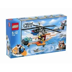 LEGO® City 7738 Helikopter der Küstenwache mit Rettungsinsel