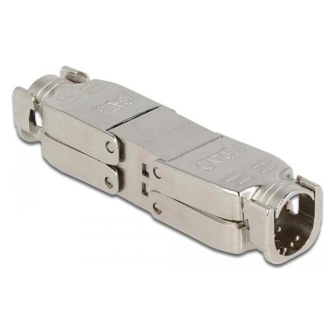 Delock Verbinder für Netzwerkkabel Cat.6 STP werkzeugfrei (86928)