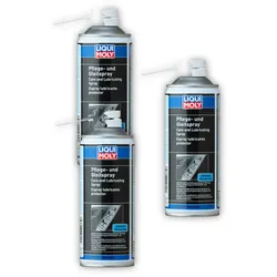 3x Schmiermittel LIQUI MOLY 20665 Pflege- & Gleitspray Montage Wartung Spray 400ml